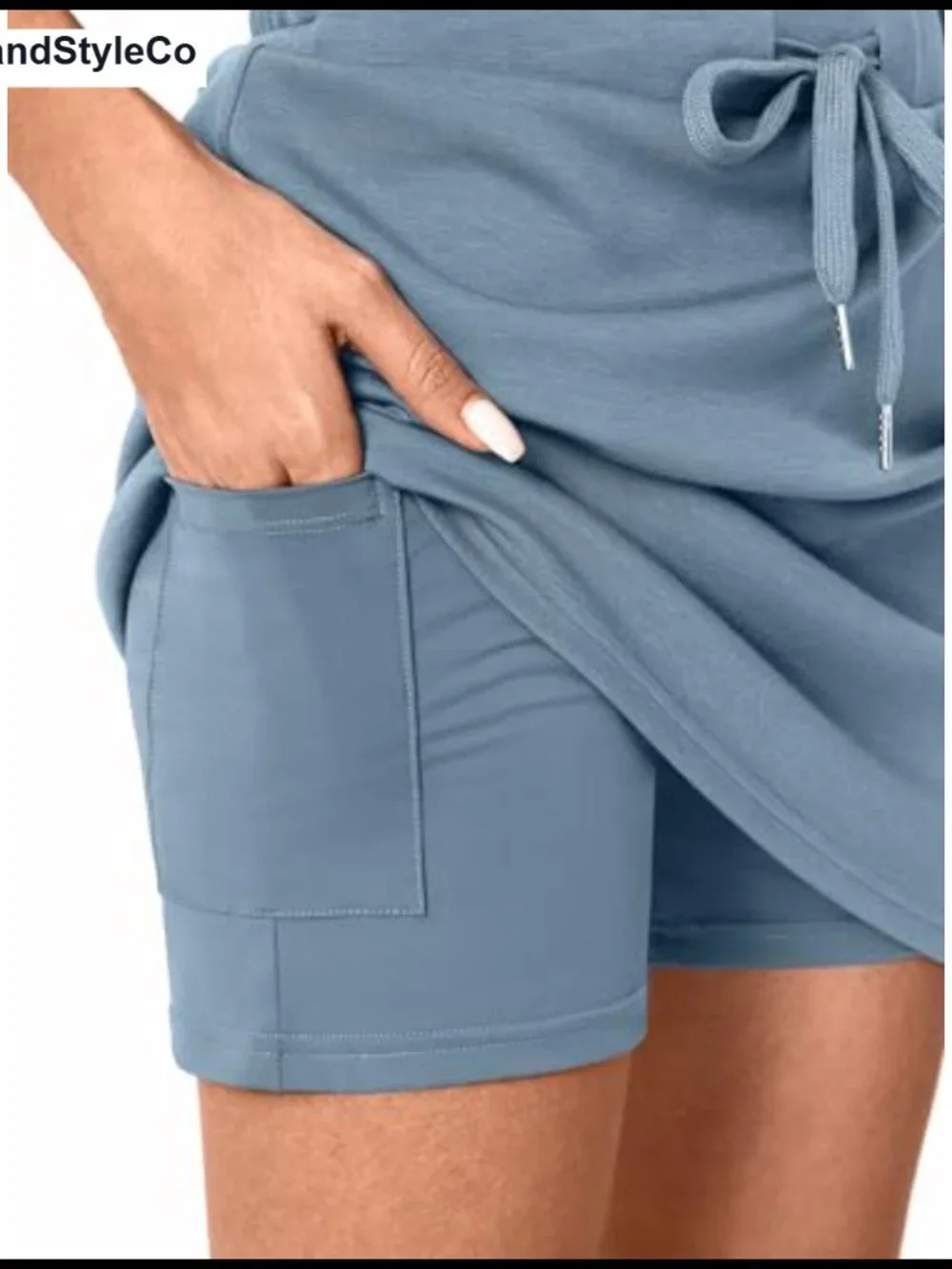 Women's 2 Piece Skirt Set Cap Sleeve V Neck Lapel Collar Tennis Skort Lounge Set